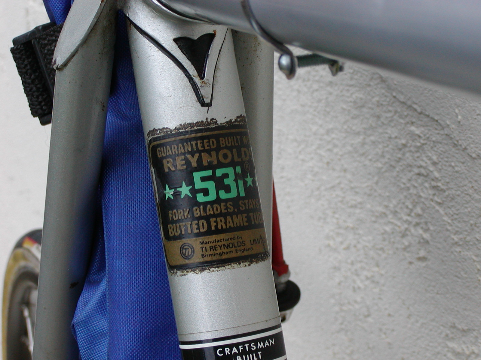 Reynolds Decal on Seat Tube