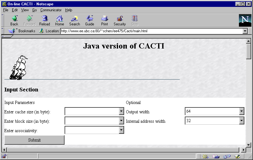 Documentation of Interactive Cacti